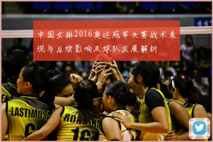 中国女排2016奥运冠军决赛战术表现与后续影响及球队发展解析